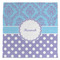 Purple Damask & Dots Microfiber Dish Towel (Personalized)