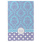 Purple Damask & Dots Microfiber Dish Towel - APPROVAL