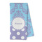 Purple Damask & Dots Kitchen Towel - Microfiber (Personalized)