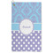 Purple Damask & Dots Microfiber Golf Towel (Personalized)