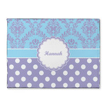 Purple Damask & Dots Microfiber Screen Cleaner (Personalized)