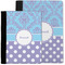 Purple Damask & Dots Notebook Padfolio - MAIN