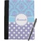 Purple Damask & Dots Notebook