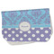 Purple Damask & Dots Burp Cloth - Fleece w/ Name or Text