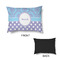 Purple Damask & Dots Outdoor Dog Beds - Small - APPROVAL