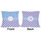 Purple Damask & Dots Outdoor Pillow - 16x16