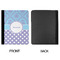 Purple Damask & Dots Padfolio Clipboards - Large - APPROVAL
