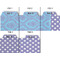Purple Damask & Dots Page Dividers - Set of 5 - Approval
