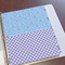Purple Damask & Dots Page Dividers - Set of 5 - In Context