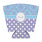 Purple Damask & Dots Party Cup Sleeve - with Bottom (Personalized)