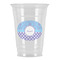 Purple Damask & Dots Party Cups - 16oz (Personalized)