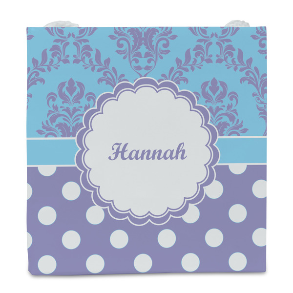 Purple Damask & Dots Party Favor Gift Bag - Gloss - Front