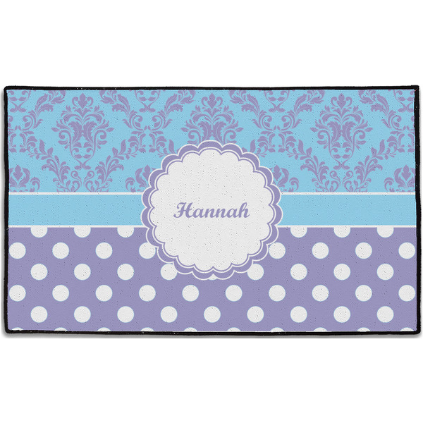 Purple Damask & Dots Personalized - 60x36 (APPROVAL)