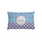 Purple Damask & Dots Pillow Case - Toddler - Front