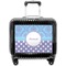 Purple Damask & Dots Pilot / Flight Suitcase (Personalized)