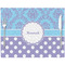 Purple Damask & Dots Placemat with Props
