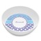 Purple Damask & Dots Melamine Bowl - 8 oz (Personalized)