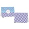 Purple Damask & Dots Postcard - Front and Back