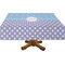 Purple Damask & Dots Rectangular Tablecloths (Personalized)