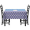 Purple Damask & Dots Rectangular Tablecloths - Side View