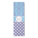 Purple Damask & Dots Runner Rug - 3.66'x8' (Personalized)