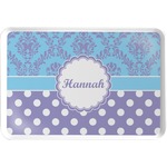 Purple Damask & Dots Serving Tray (Personalized)