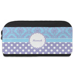 Purple Damask & Dots Shoe Bag (Personalized)