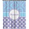 Purple Damask & Dots Shower Curtain 70x90