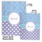 Purple Damask & Dots Soft Cover Journal - Compare