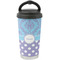 Purple Damask & Dots Stainless Steel Travel Cup