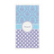 Purple Damask & Dots Standard Guest Towels in Full Color