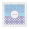 Purple Damask & Dots Standard Decorative Napkins (Personalized)