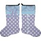 Purple Damask & Dots Stocking - Double-Sided - Approval