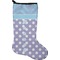 Purple Damask & Dots Holiday Stocking - Neoprene (Personalized)