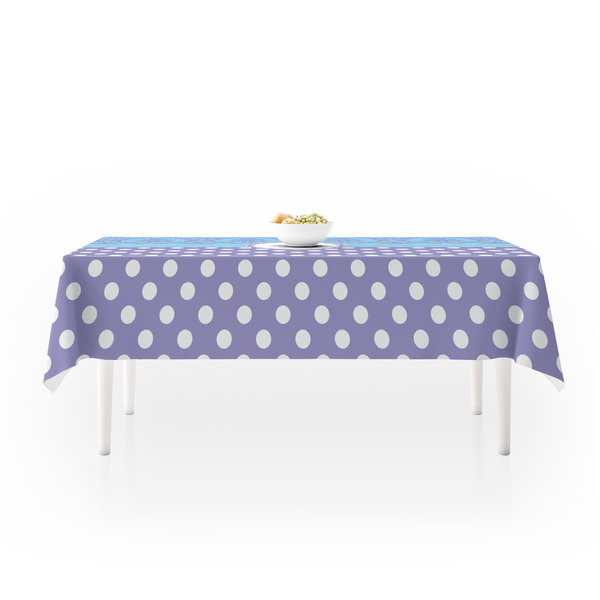 Purple Damask & Dots Tablecloths (58"x102") - MAIN