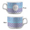 Purple Damask & Dots Tea Cup - Single Apvl