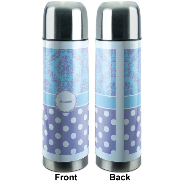 Purple Damask & Dots Thermos - Apvl
