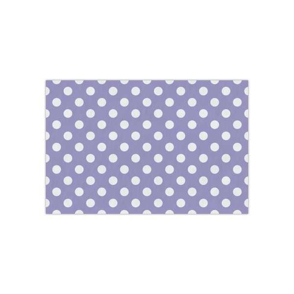 Custom Purple Damask & Dots Small Tissue Papers Sheets - Heavyweight