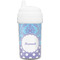 Purple Damask & Dots Sippy Cup (Personalized)