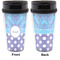 Purple Damask & Dots Travel Mug Approval (Personalized)