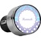 Purple Damask & Dots USB Car Charger - Close Up