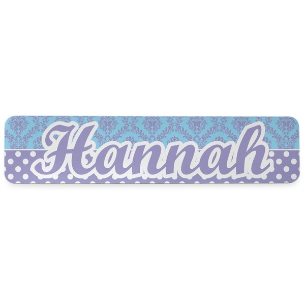 Purple Damask & Dots Wrist Rest - Apvl