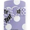 Purple Damask & Dots Yoga Mat Strap Close Up Detail