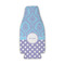 Purple Damask & Dots Zipper Bottle Cooler (Personalized)