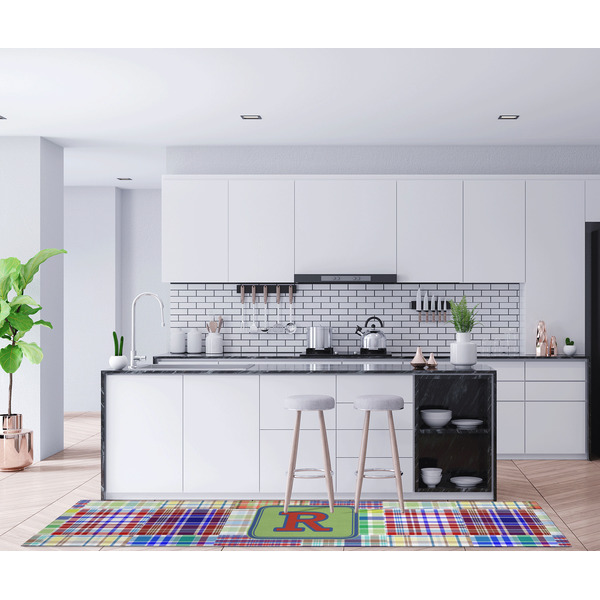 Blue Madras Plaid Area Rug Sizes