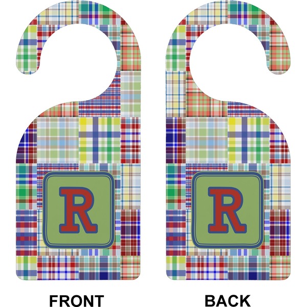 Blue Madras Plaid Door Hanger (Approval)