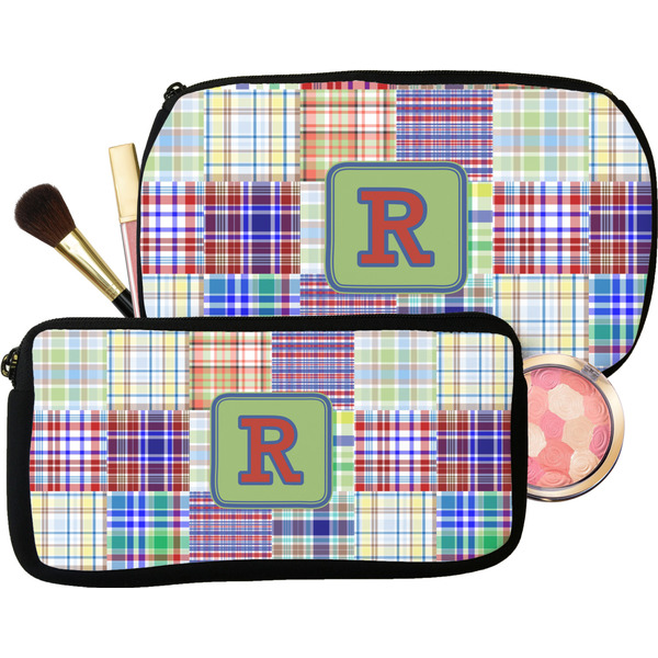 Blue Madras Plaid Makeup Kit Aggregate