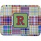 Blue Madras Plaid Print Memory Foam Bath Mat - 48"x36" (Personalized)