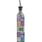 Blue Madras Plaid Print Oil Dispenser Bottle (Personalized)