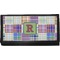 Blue Madras Plaid Print Canvas Checkbook Cover (Personalized)